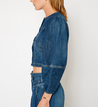 Cici Balloon Sleeve - Laurel