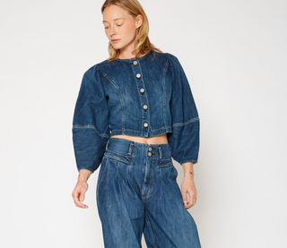 Cici Balloon Sleeve - Laurel