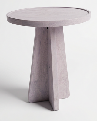 The Hinoki:REE Round Mango Wood Accent Table*