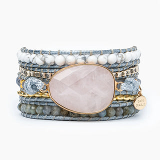 Rose Quartz Loving Wrap Bracelet