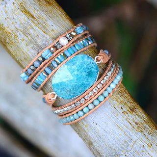 Amazonite Heaven on Earth Wrap Bracelet