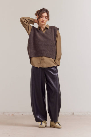 The Umber Knit Shell