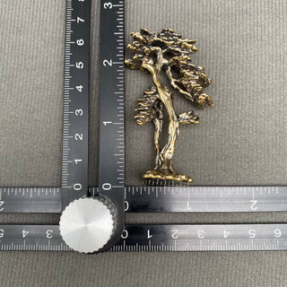 The Brass Pine Tree Desktop Ornament