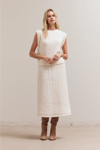 Clair Cable Knit Vest