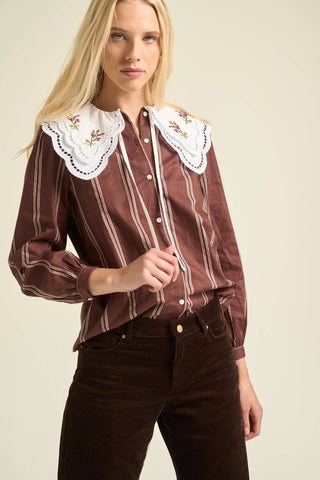 Daphne Blouse Chocolate