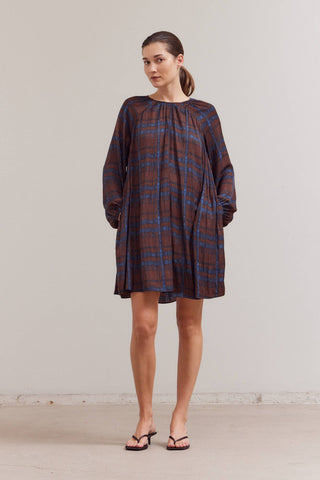 The Onyx Plaid Mini Dress