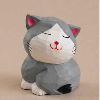 Smug Cat Figurine