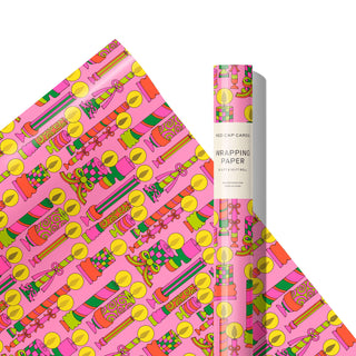 Jingle Glow Wrapping Paper Roll