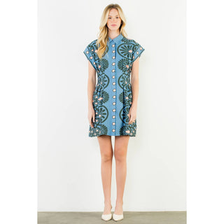 The Studio Print Day Dress