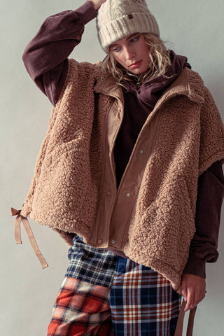 Prairie Sherpa Tie-Side Vest