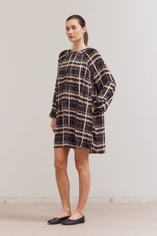 The Onyx Plaid Mini Dress
