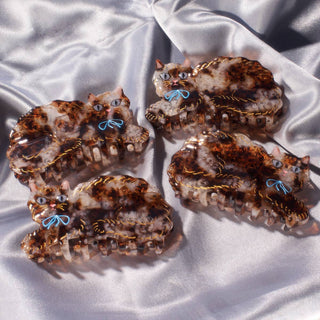 Calico Kitty Acetate Claw Clip
