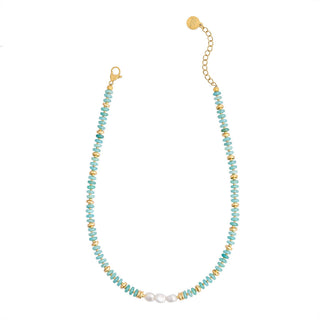 Amazonite Coastal Glow Necklace