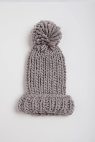 Snowdrift Chunky Knit Pom Beanie