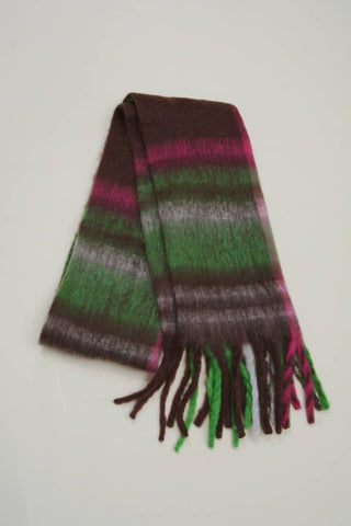 Hearthside Plaid Fringe Scarf
