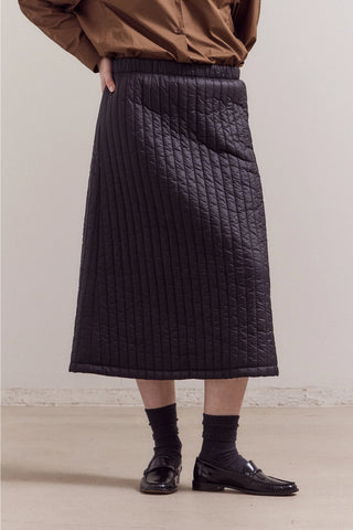 Quilted Midi Skirt
