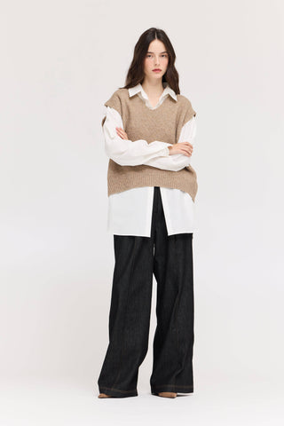 The Umber Knit Shell