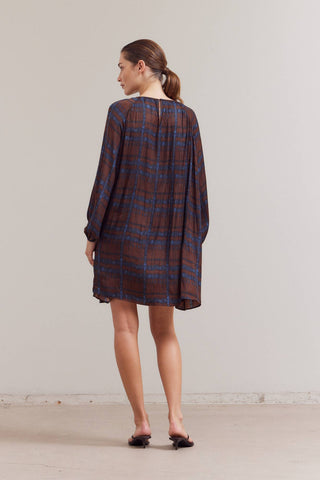 The Onyx Plaid Mini Dress