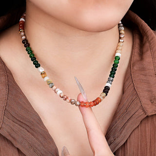 Coral Natural Stone Necklace