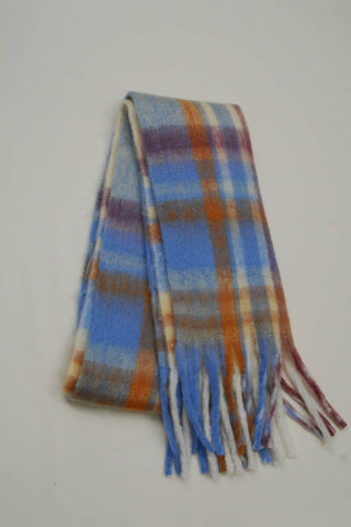 Hearthside Plaid Fringe Scarf