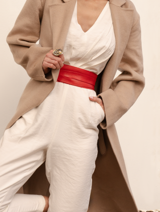 Wrap Belt - Red | Adjustable OS | Timeless Style