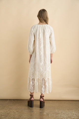 Megan Lace Midi Dress