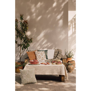Ogee Block Print Pillow
