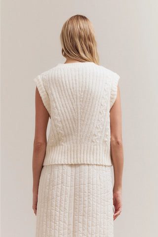 Clair Cable Knit Vest