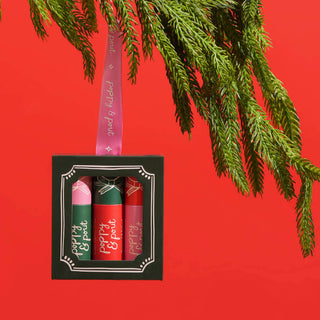 Holiday Ornament Lip Balm Trio