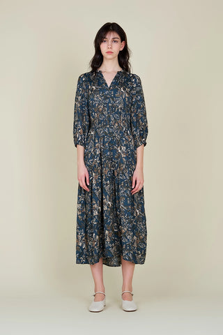 Veronica 3/4 Sleeve Midi Dress