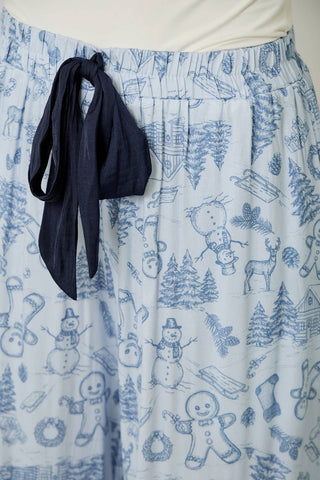 Gingerbread Toile Pajama Pants