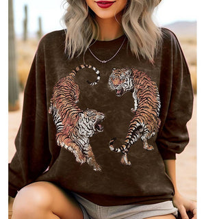 Twin Tigers Mineral Wash Sweatshirt