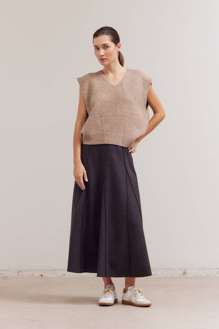 The Umber Knit Shell