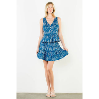 The High Waisted Fish Print Skirt