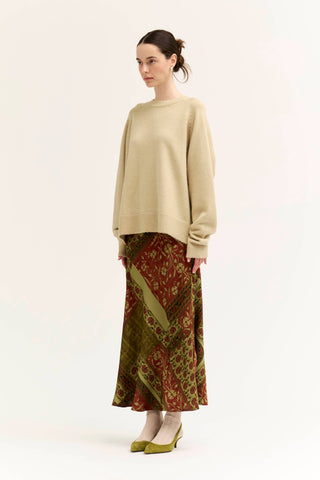 The Vesper Print Slip Skirt