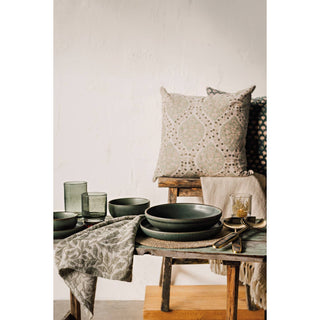 Ogee Block Print Pillow
