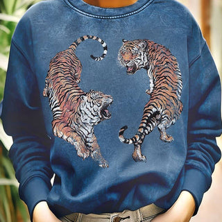 Twin Tigers Mineral Wash Sweatshirt