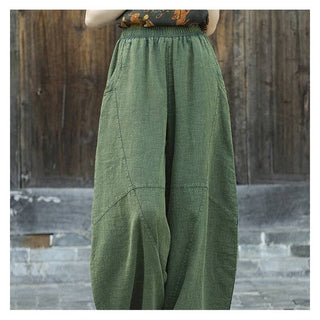 Olive Lantern Trousers