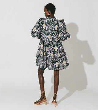 Camden Geometric Print Party Dress