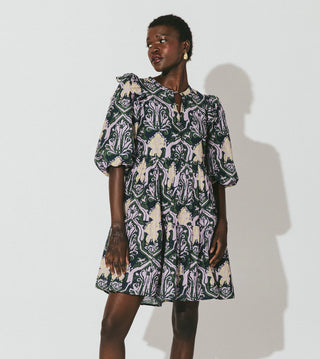 Camden Geometric Print Party Dress