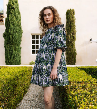 Camden Geometric Print Party Dress