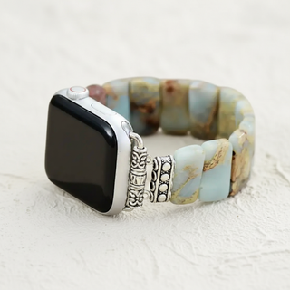 Earth Tibetan Jasper Stretch Apple Watch Strap