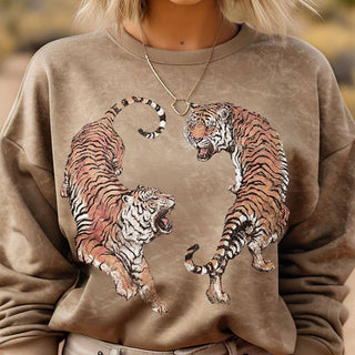 Twin Tigers Mineral Wash Sweatshirt