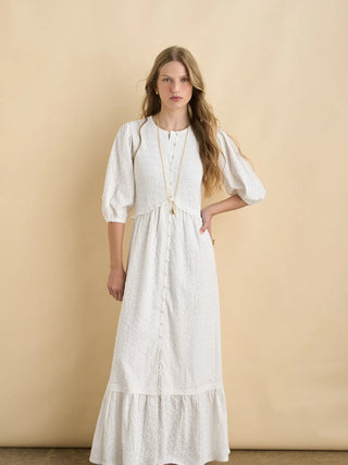 Magnolia Maxi Dress -  White
