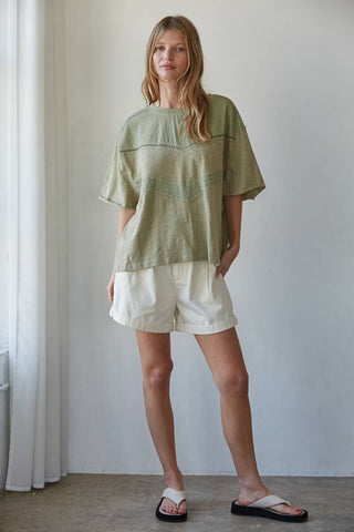 Sagebrush Lace Tee