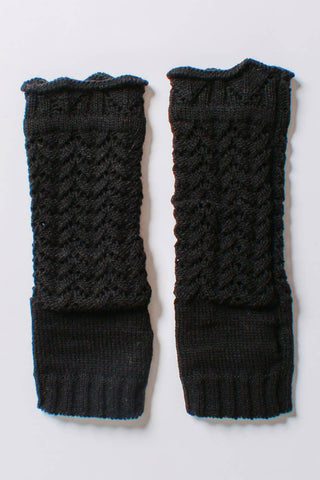 Fireside Fingerless Knit Arm Warmers