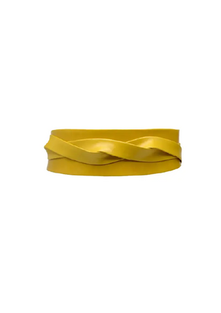 Wrap Belt - Mustard | Adjustable OS | Bright Summer Trend