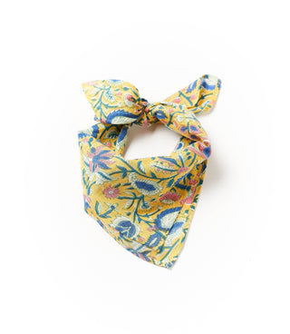 Hand Block Print Cotton Bandana - Assorted Prints