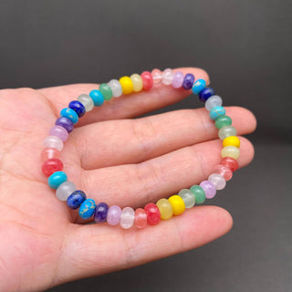 Colorful Stone Bead Bracelet