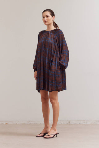 The Onyx Plaid Mini Dress